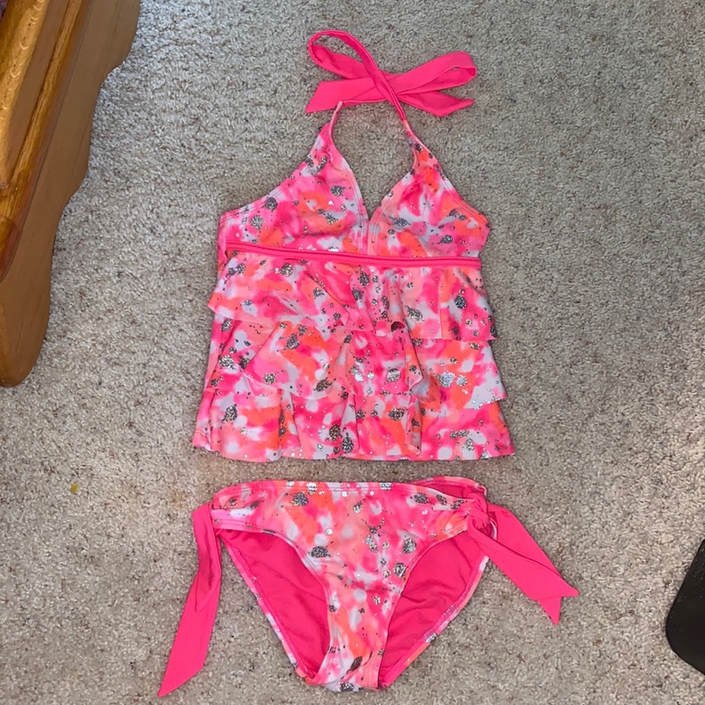 Justice girls bathing suit